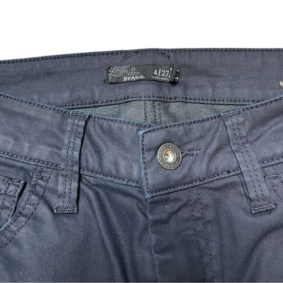 PRANA Oday Jeans Black Size 4 / 27 Short Inseam - Picture 5 of 7